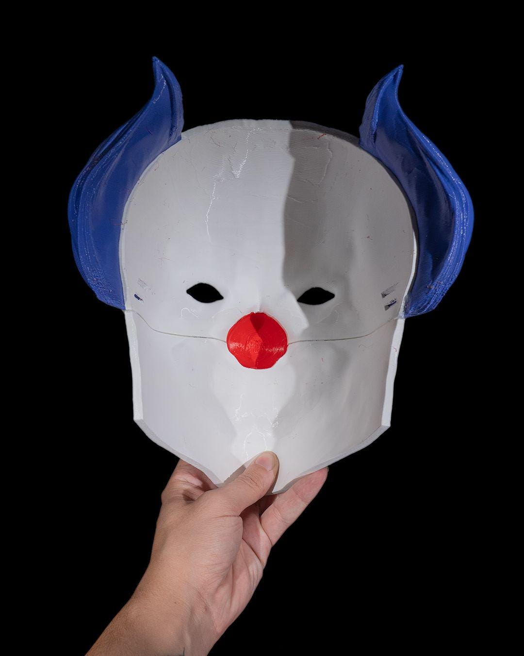 Wearable Evil Clown Mask