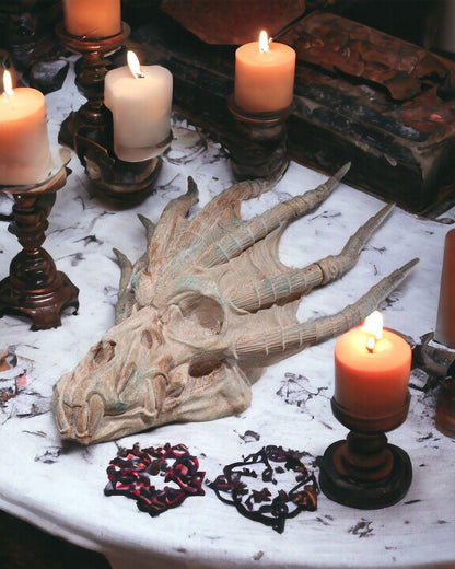 Blue Dragon Skull