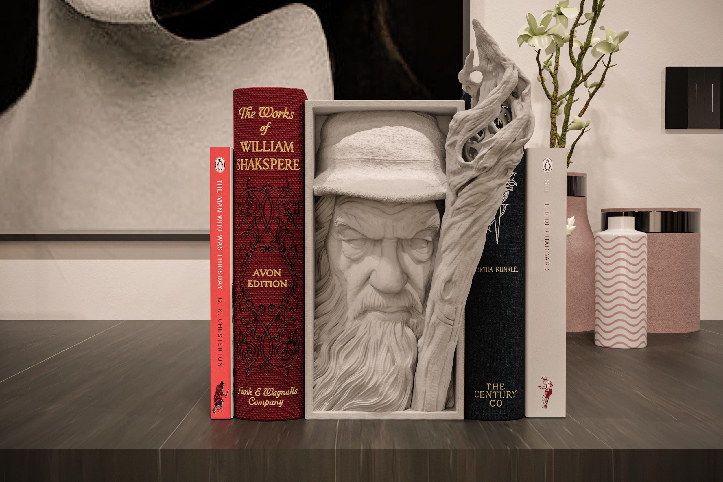 Gandalf Book Nook and Wall Mount