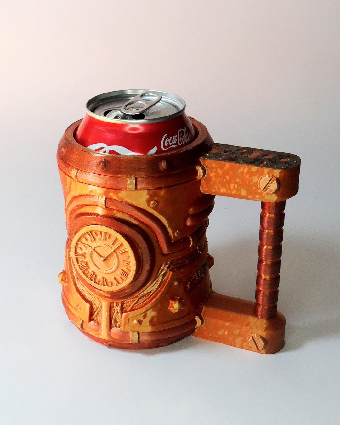 Steampunk Mug Can Holder