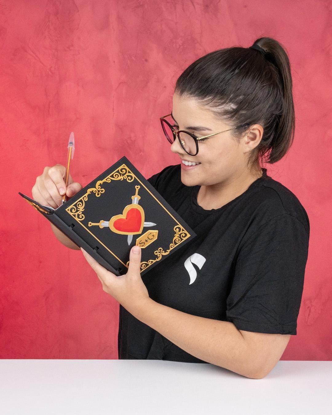 Crystal Heart Custom Scrapbook