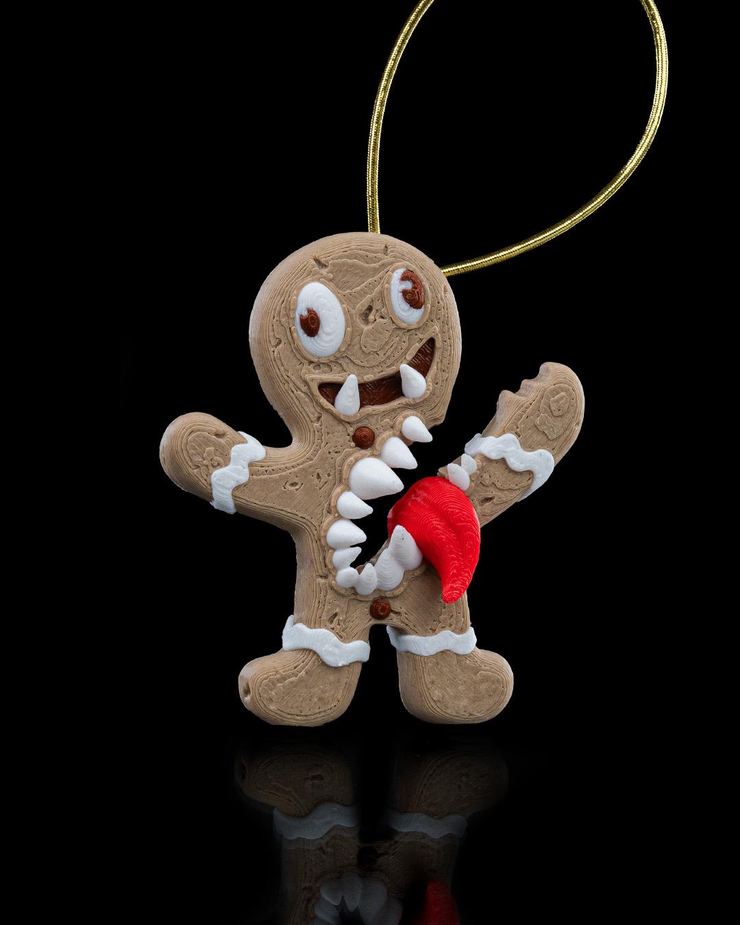 Gingerbread Mimic Christmas Ornament