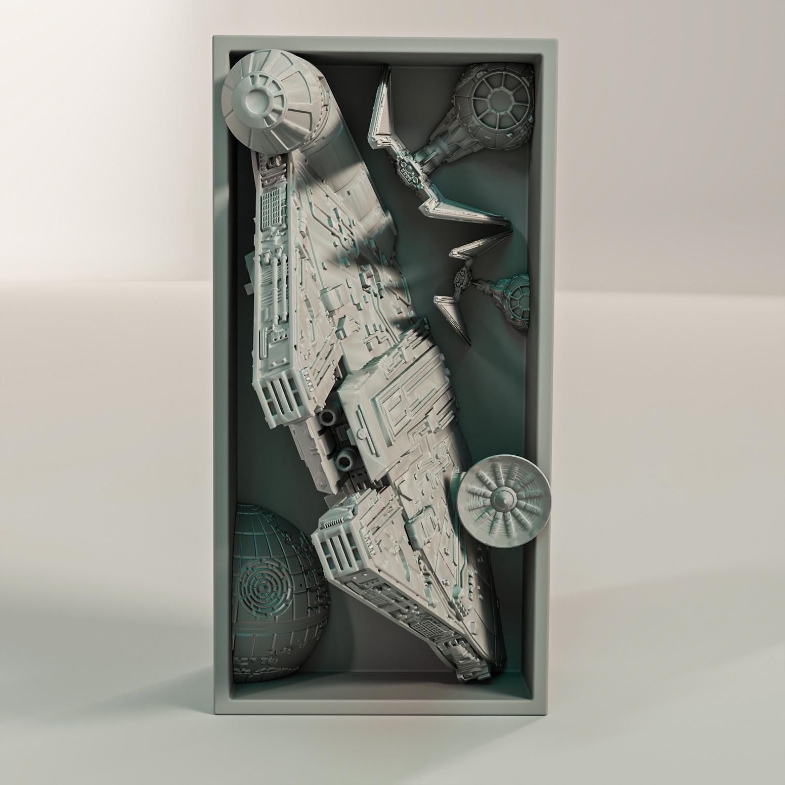 Star Wars Book Nook and Wall Mount