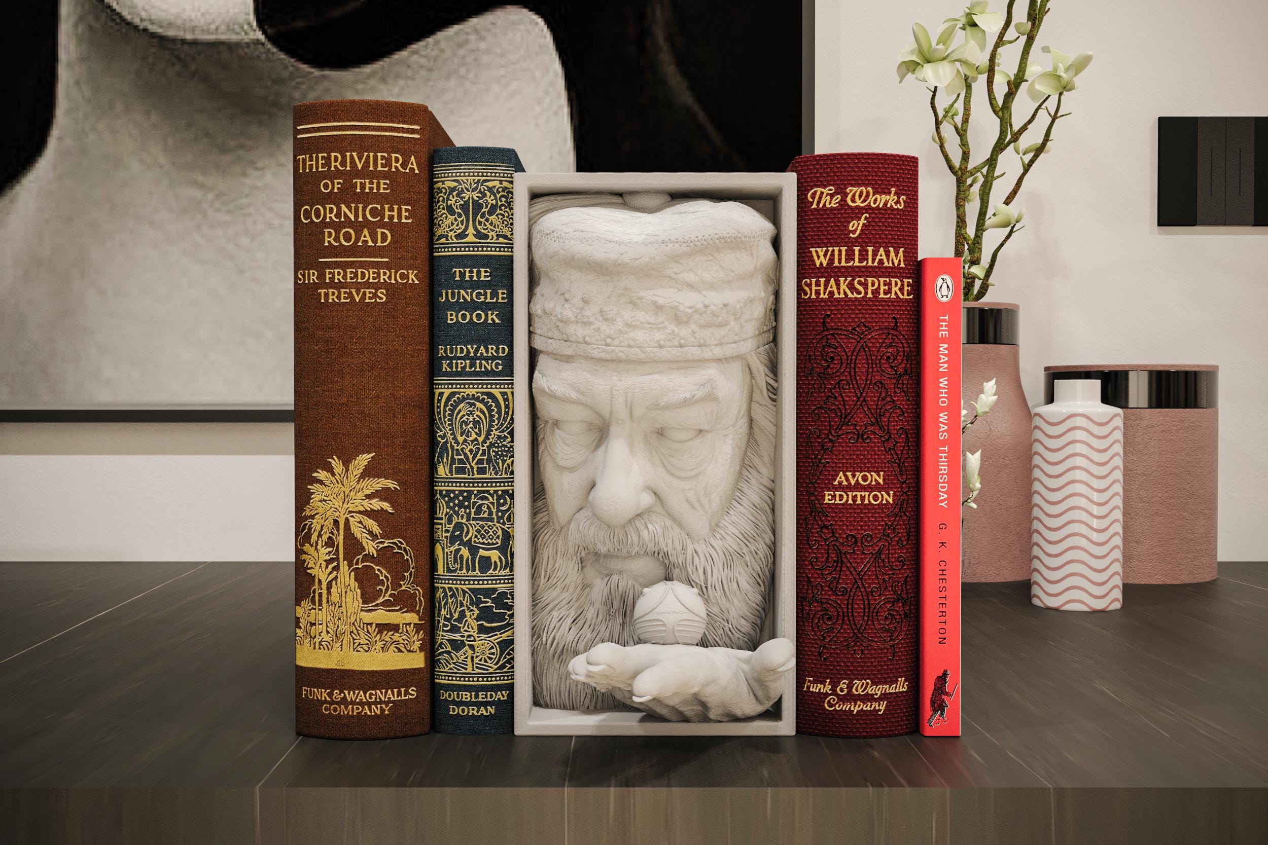 Dumbledore Book Nook and Wall Mount