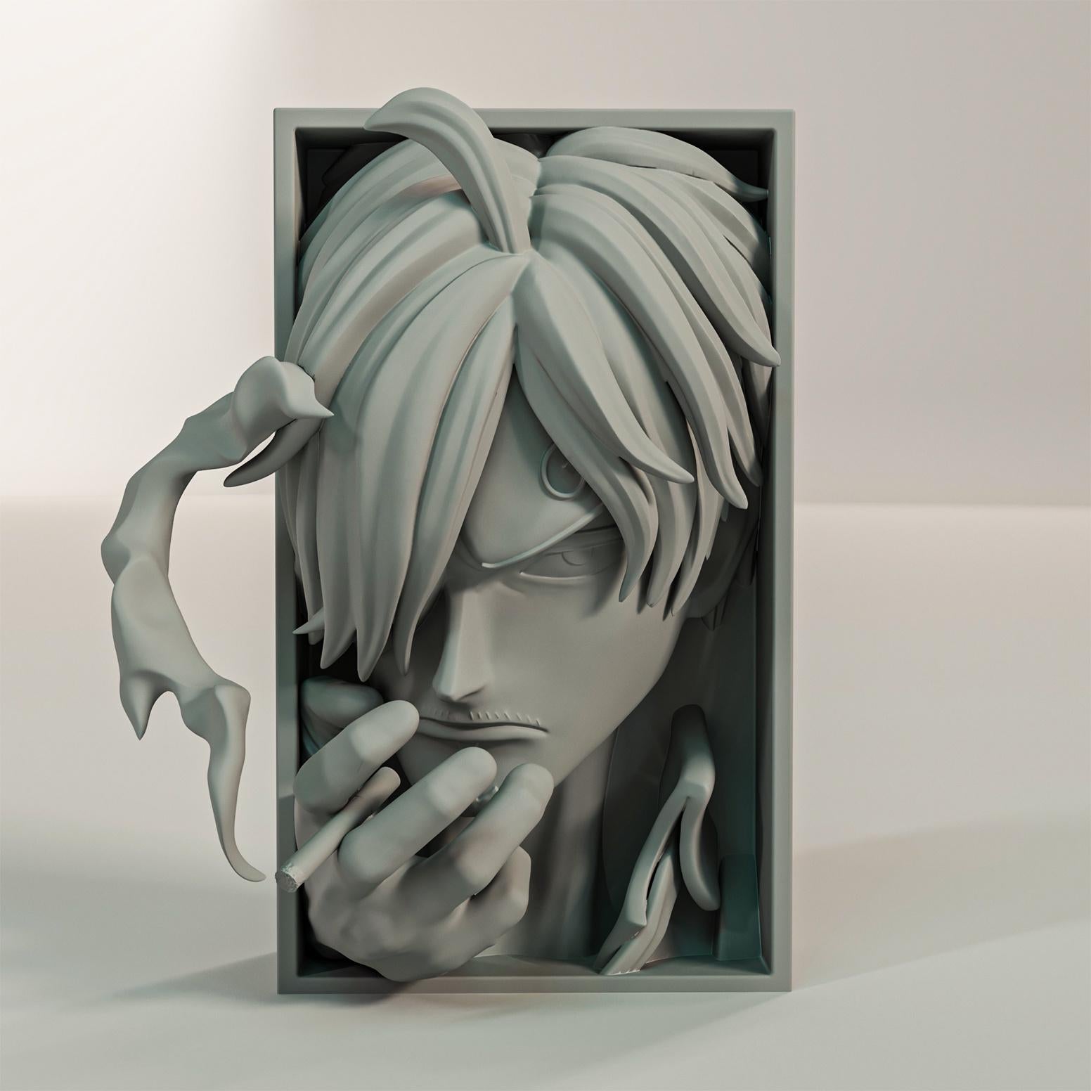 Sanji Manga Book Nook and Wall Mount