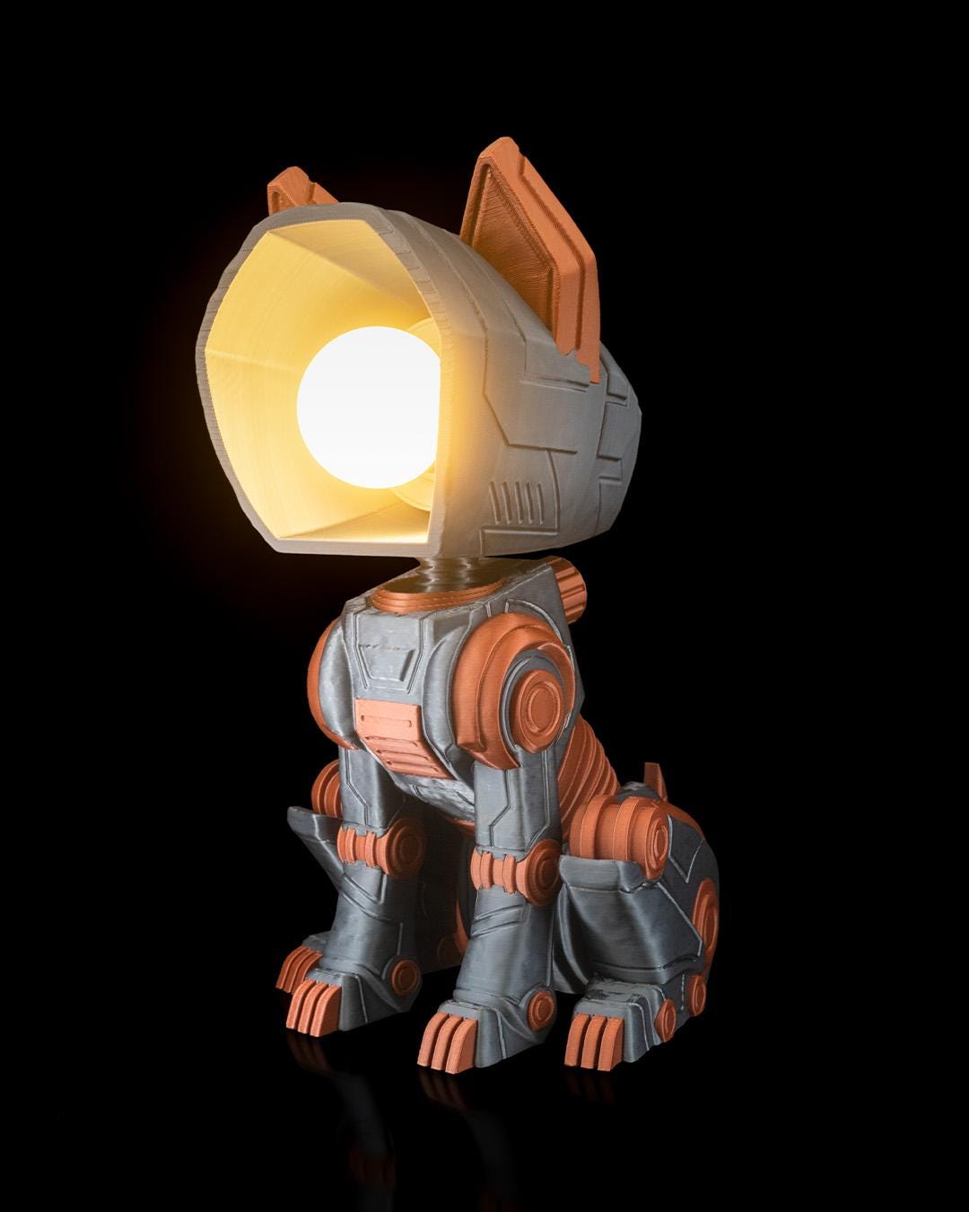 Mecha Dog - Table Lamp