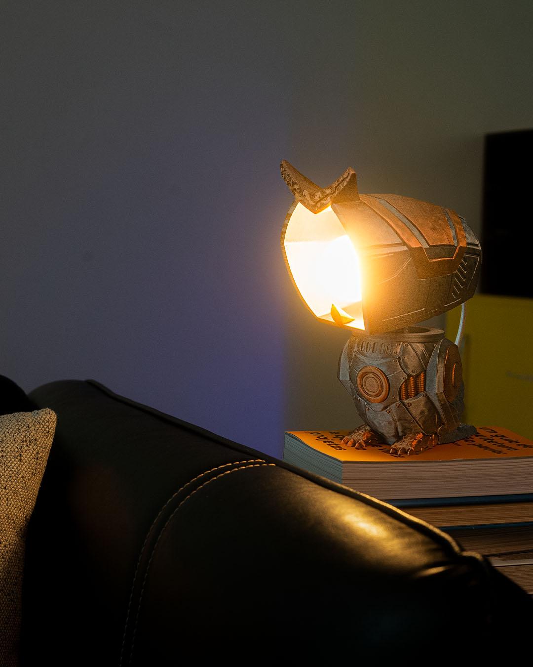 Mecha Owl - Table Lamp