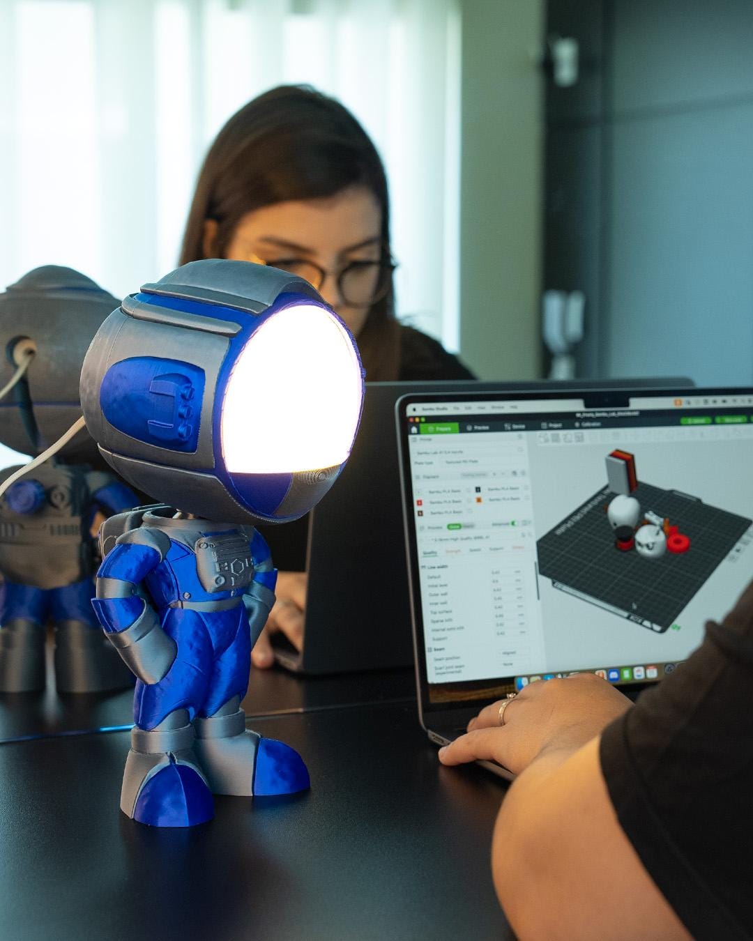 Mecha Astronaut - Table Lamp