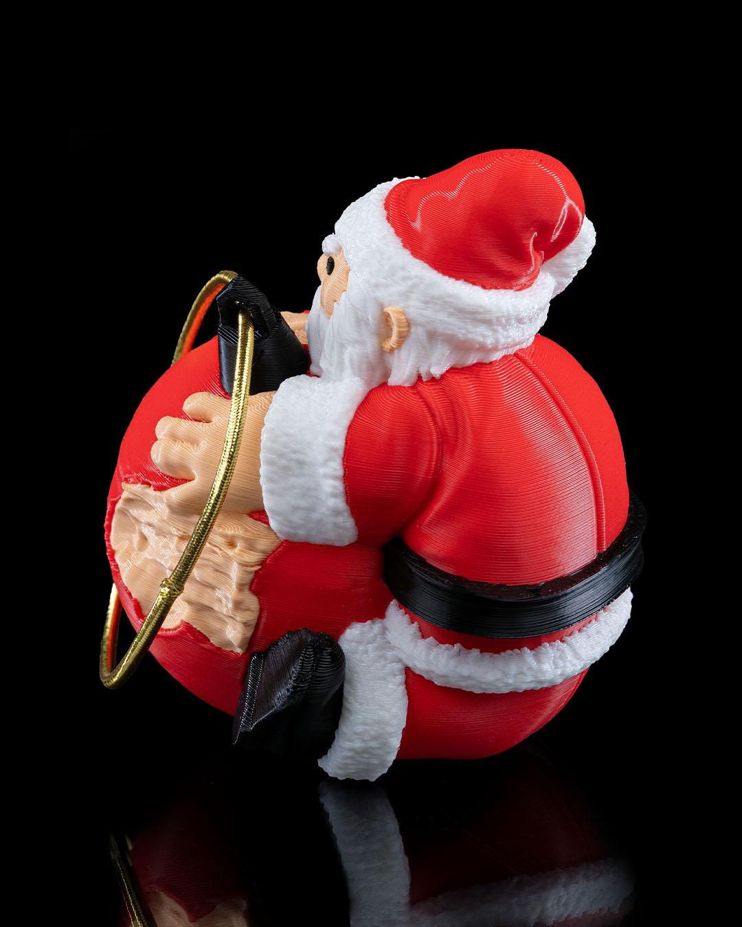 Naughty Claus Christmas Ornament