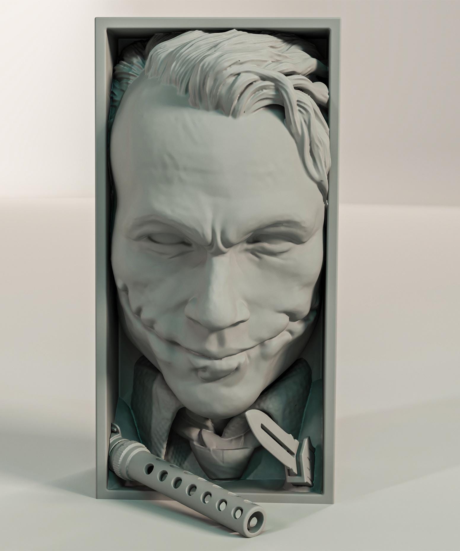 Joker Heath Ledger Book Nook and Wall mount