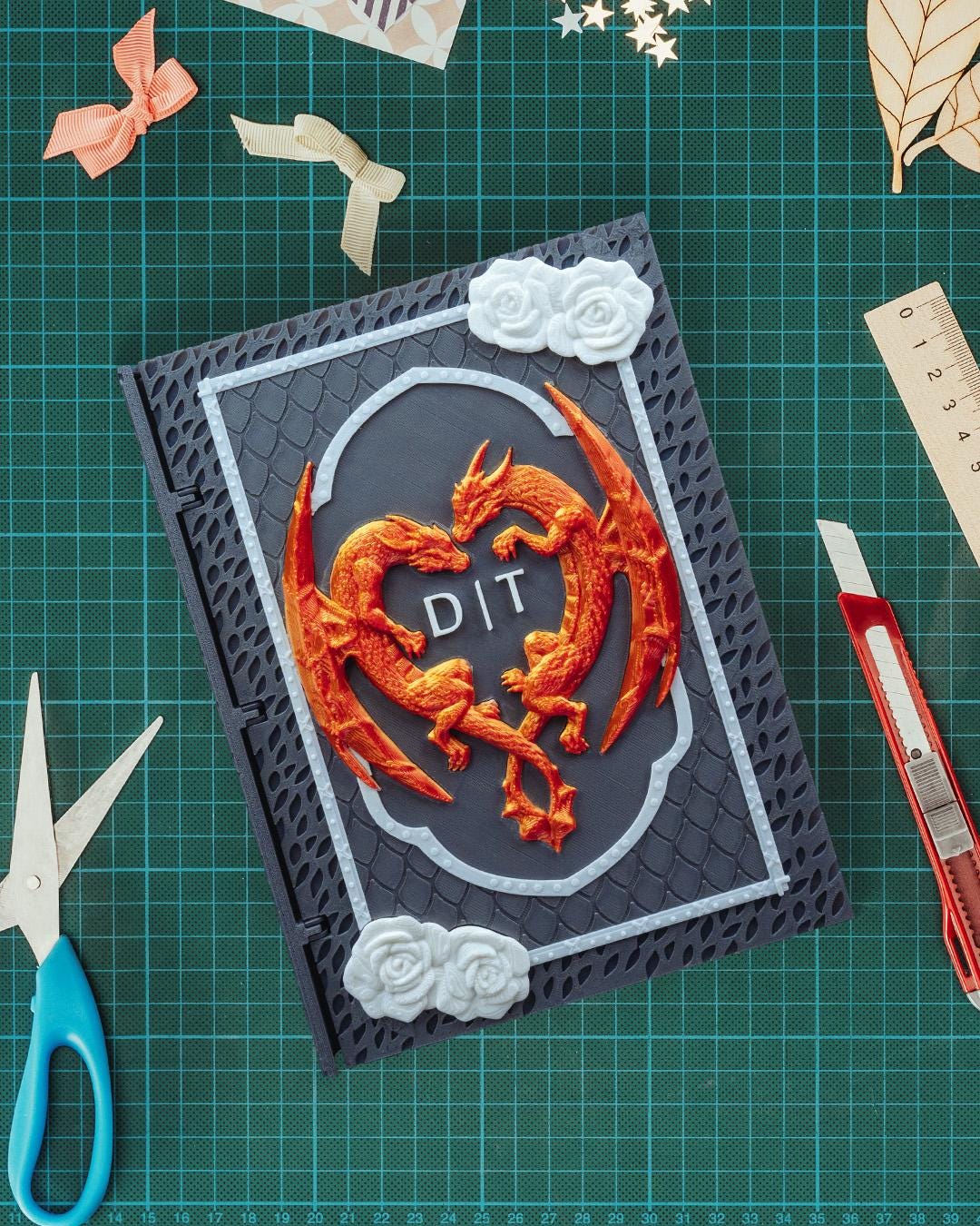 Draconic Love Custom Scrapbook