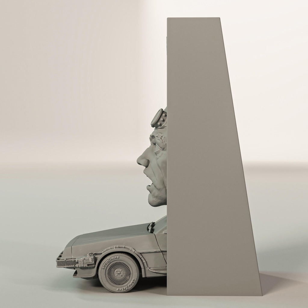 Back to the Future Book Nook and Wall Mount