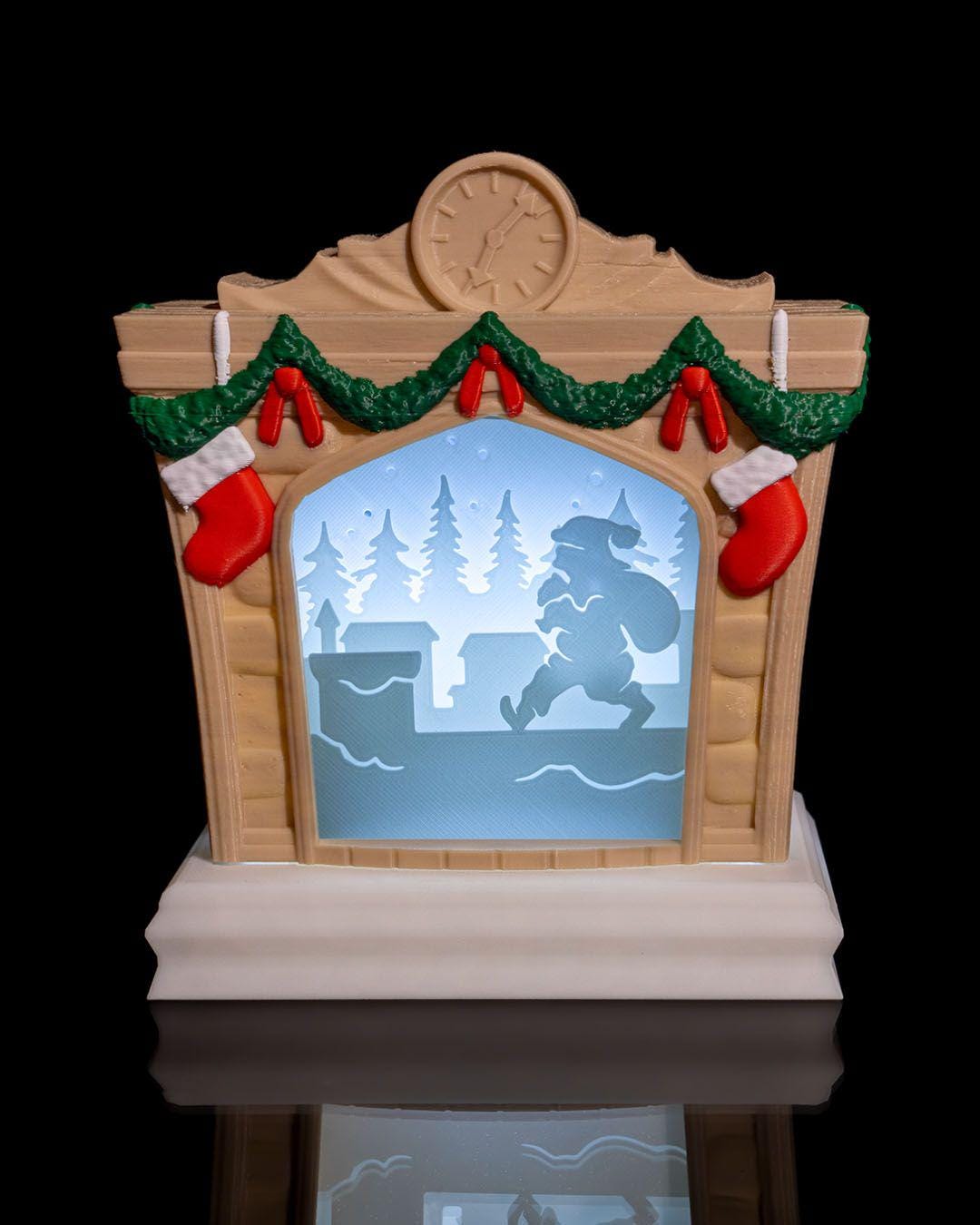 Cozy Fireplace Decor Light