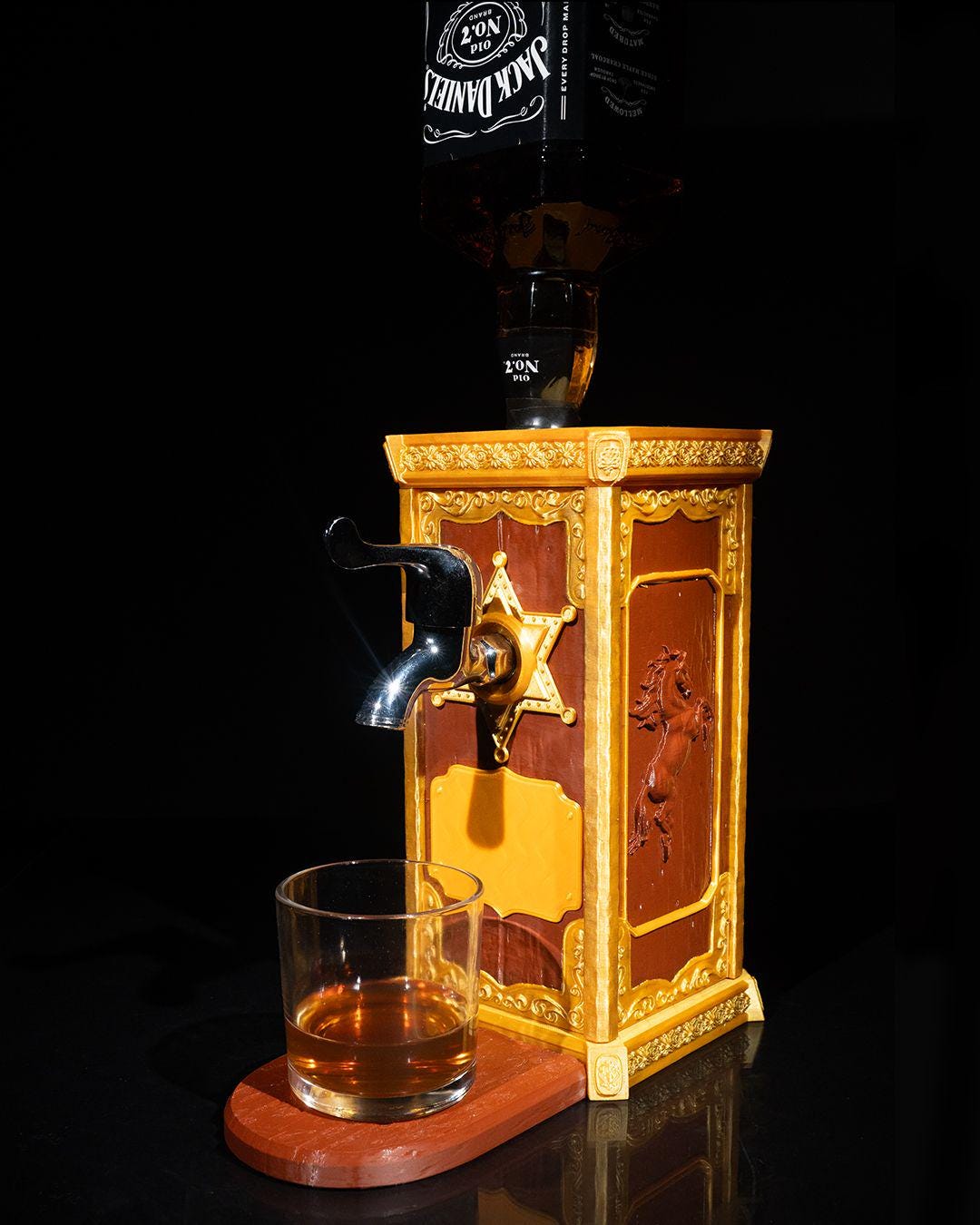 Western Bottle Dispenser