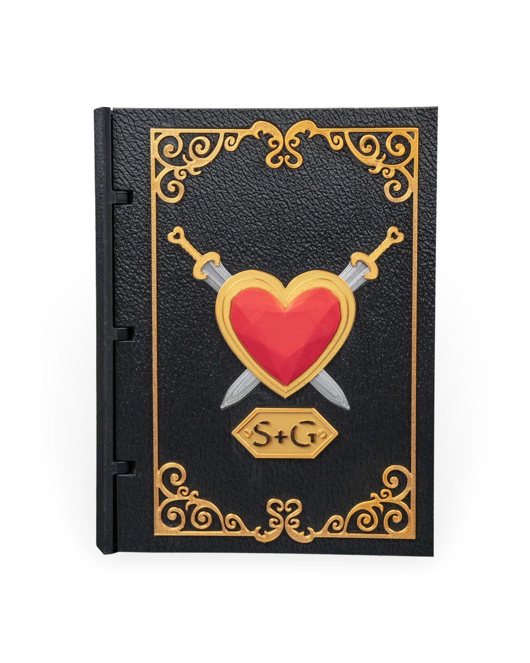 Crystal Heart Custom Scrapbook