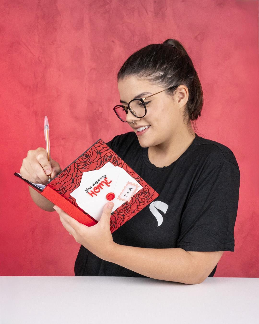 Heart Carving Custom Scrapbook