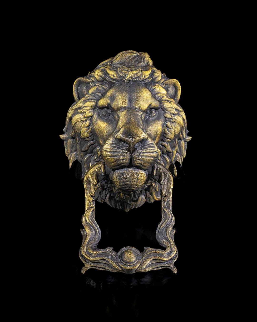 Might of the Lion Door Knocker