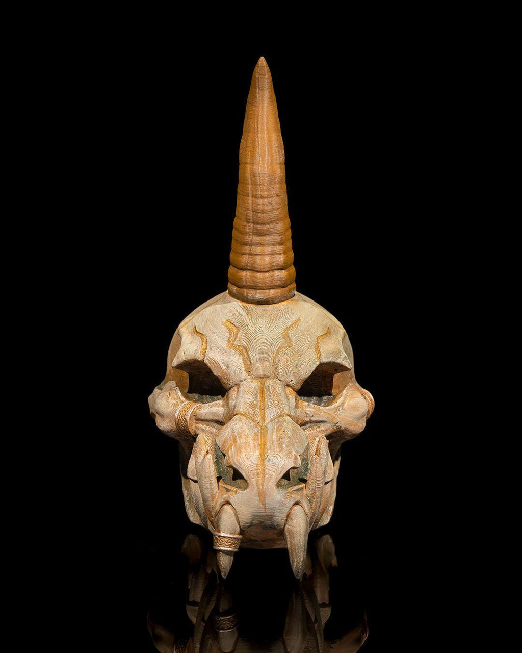 Black Dragon Skull