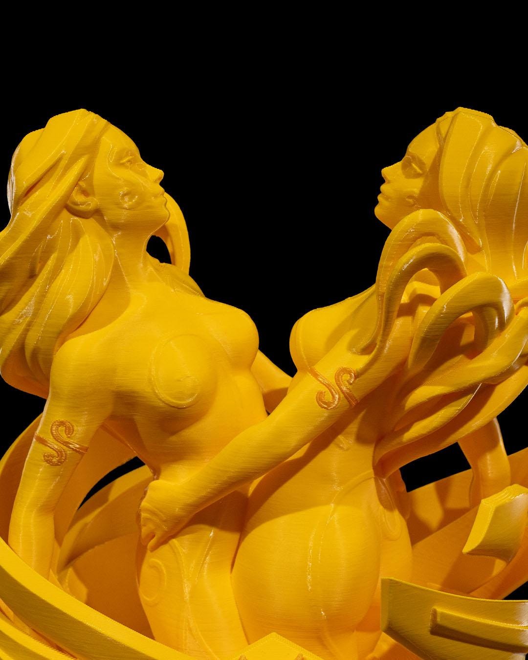 Gemini Zodiac Statue