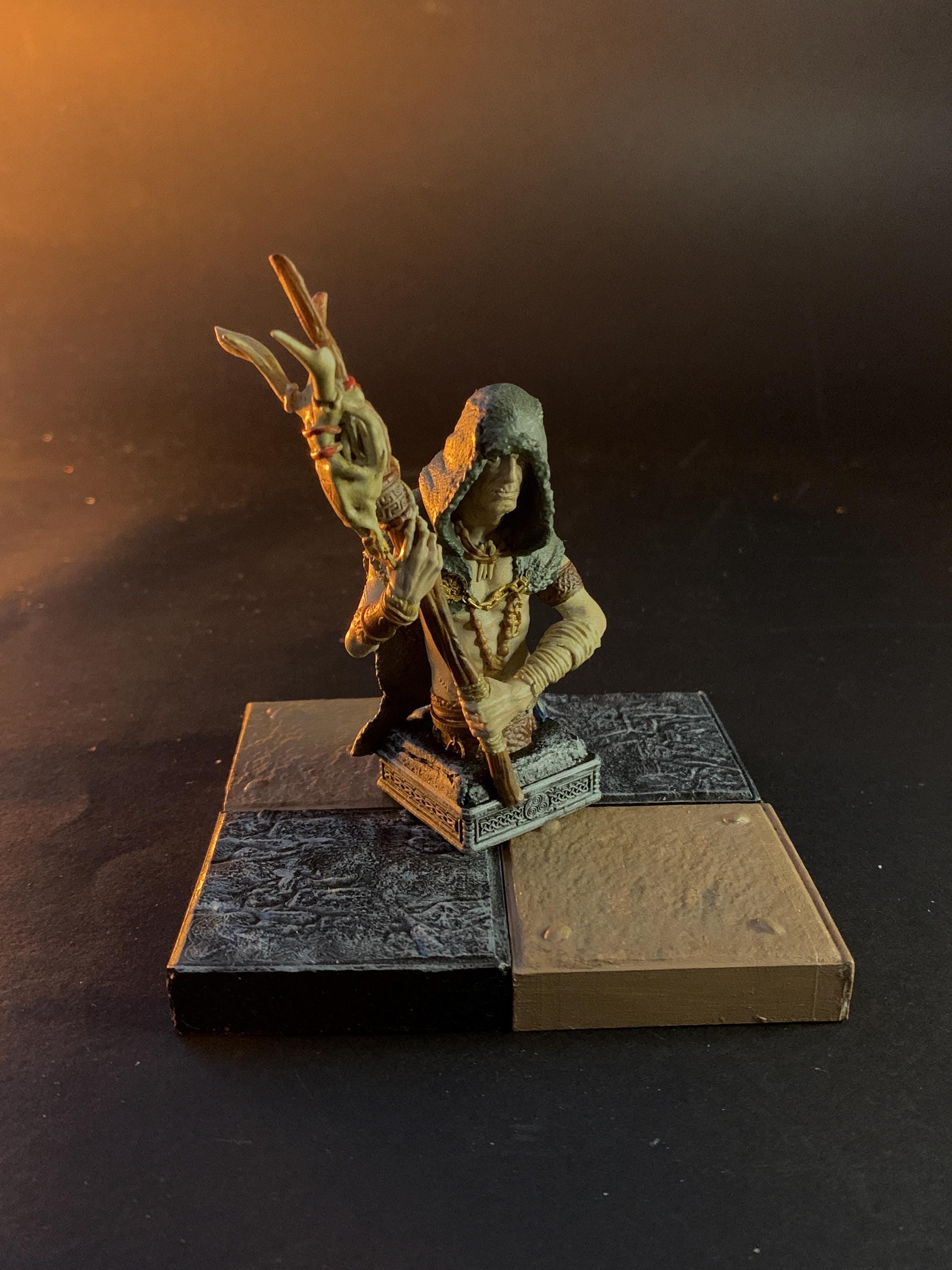 Solid Resin Viking Half Chess Set (16 pieces )