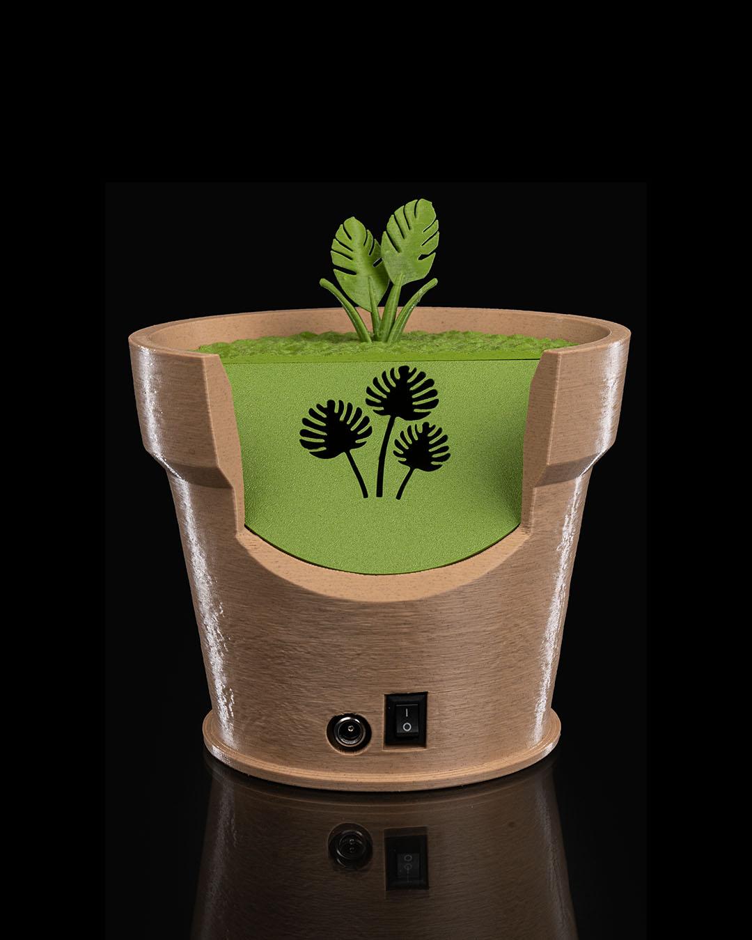 Monstera Vase Wall Light