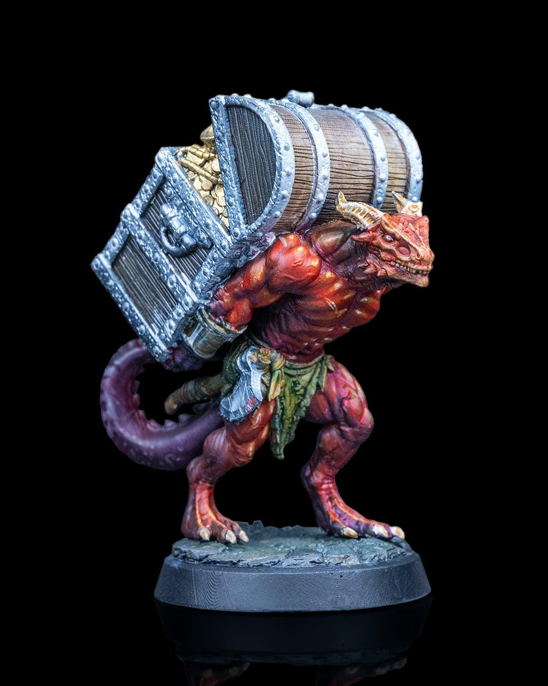 Dragon's Vault - Dragonfolk Carrier - Miniature