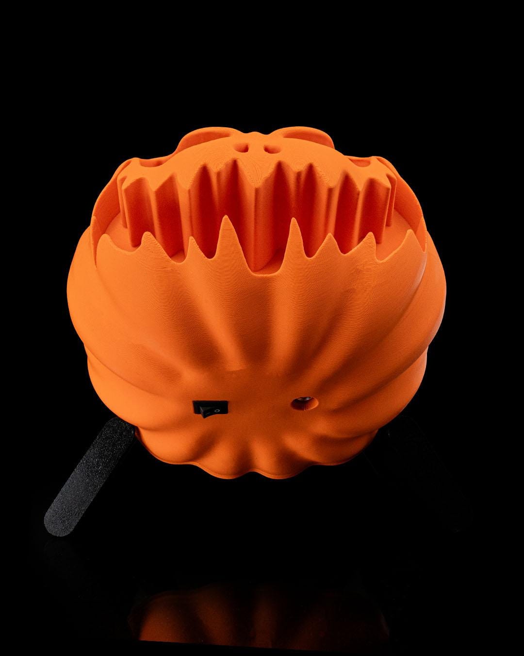 Flaming Pumpkin Wall Lamp