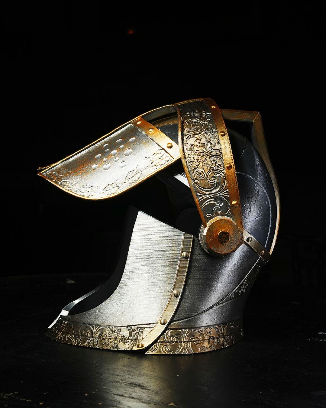 3D-Printed Knight Helmet