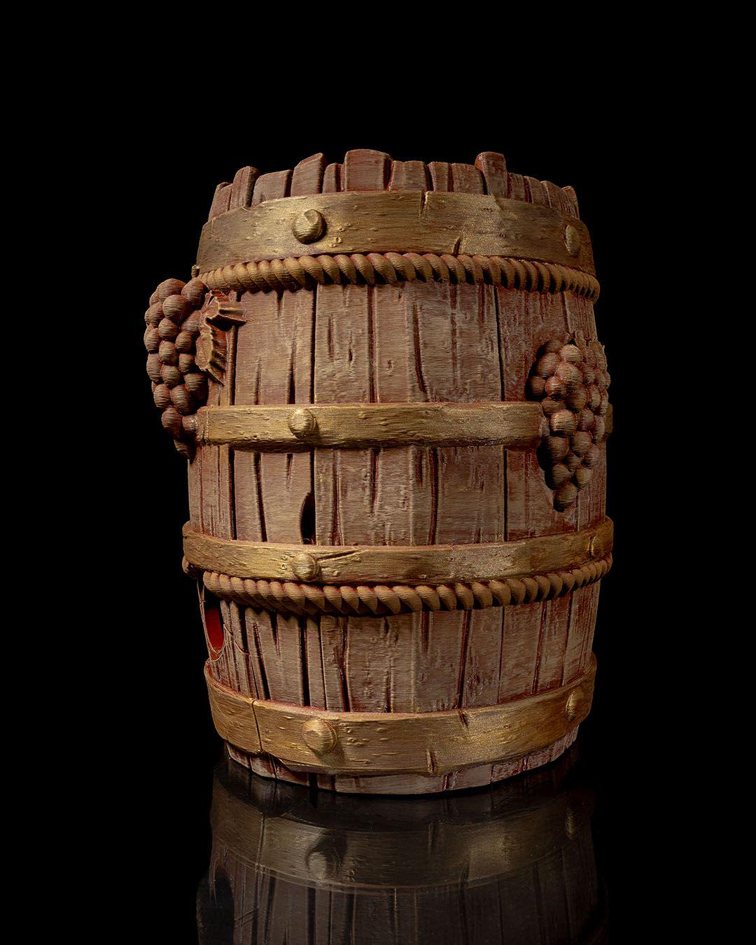 Chestnut Wine Bag Dispenser