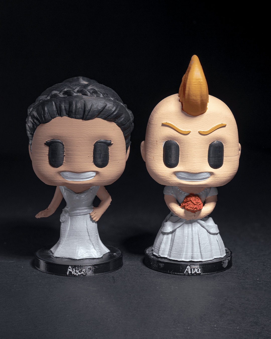 Customizable Wedding Cake Dolls