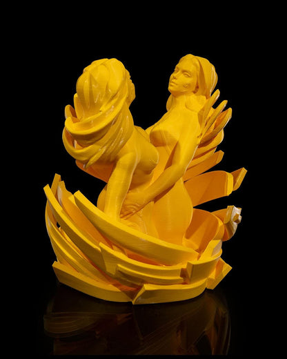Gemini Zodiac Statue