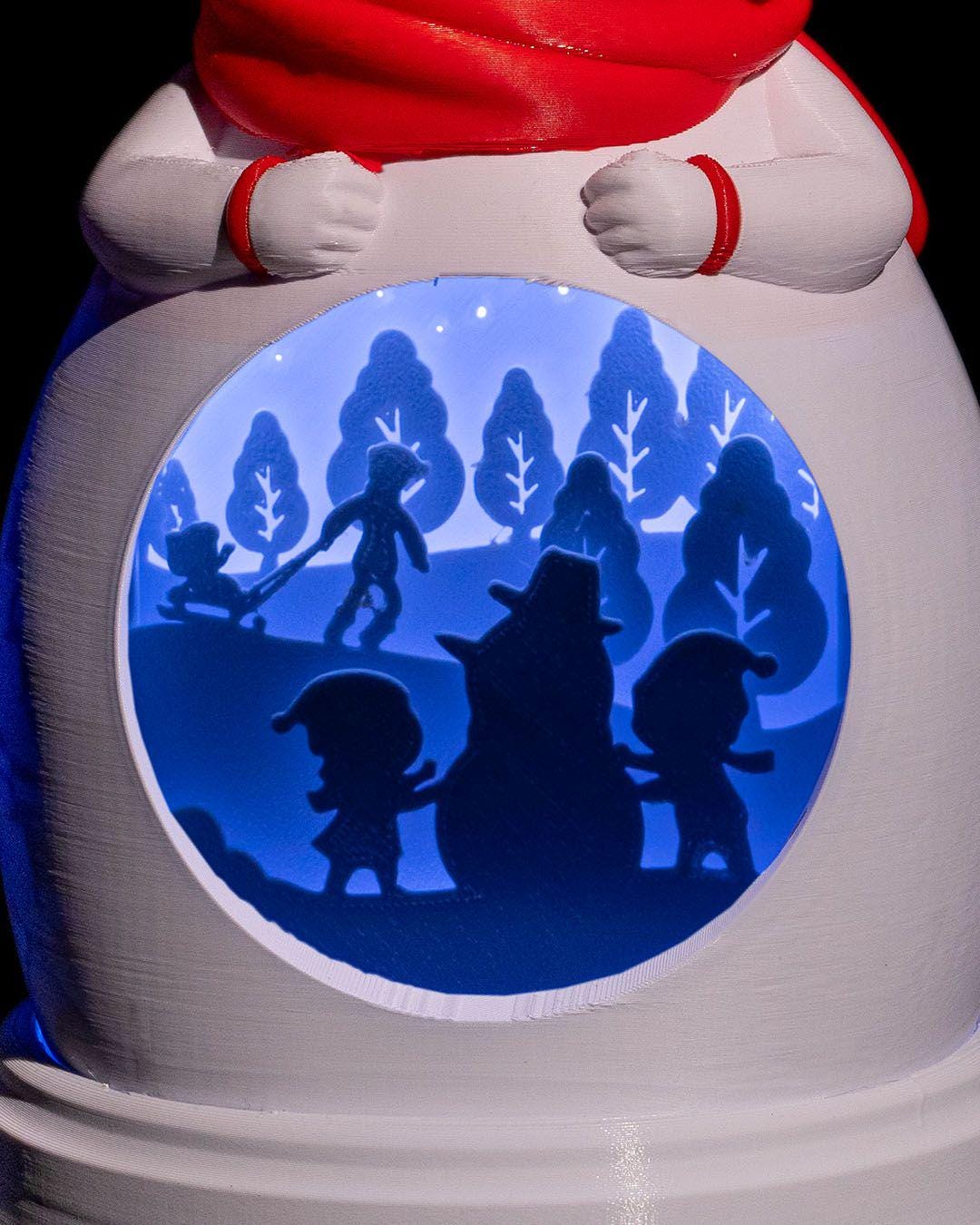 Friendly Snowman Decor Light