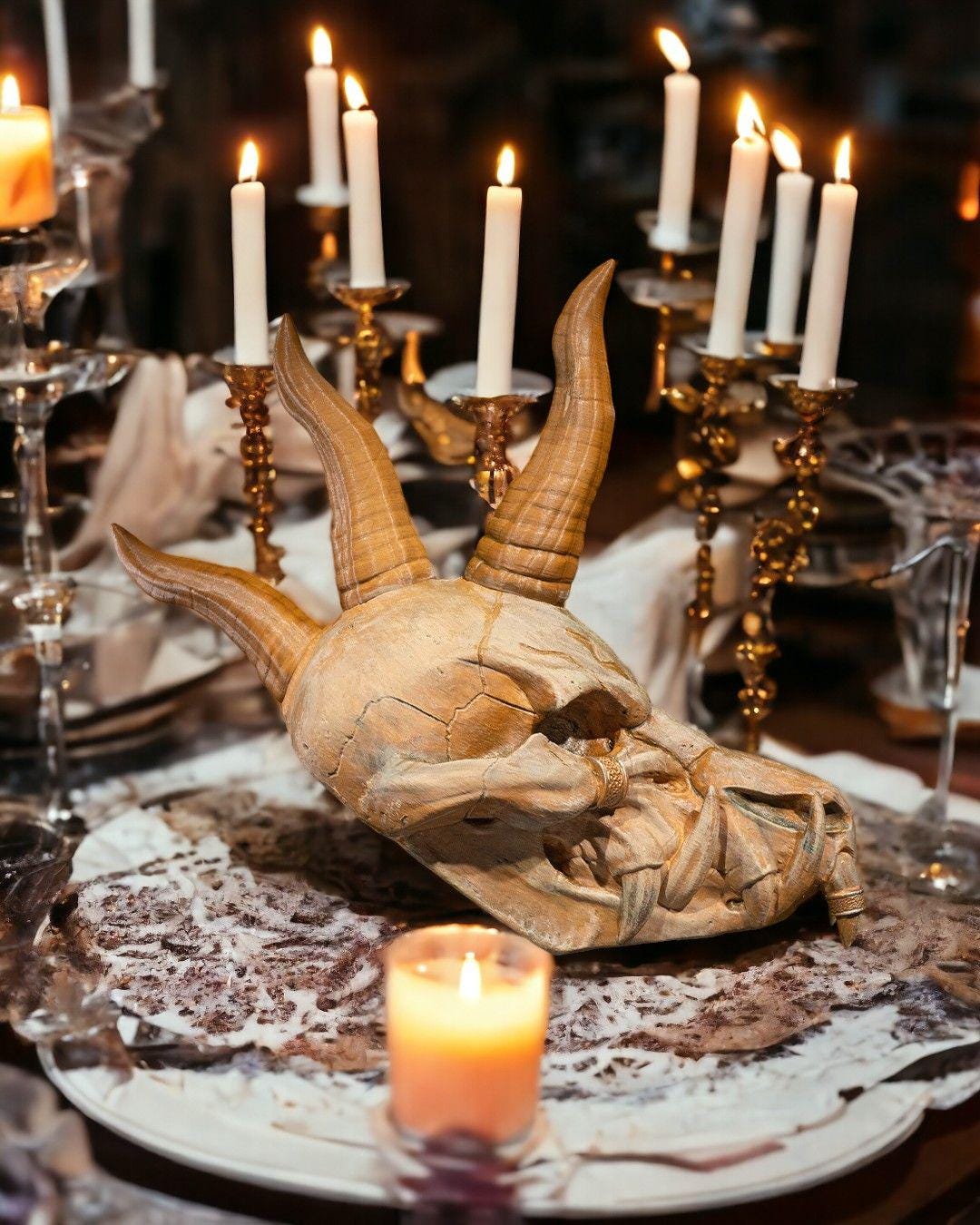 Black Dragon Skull