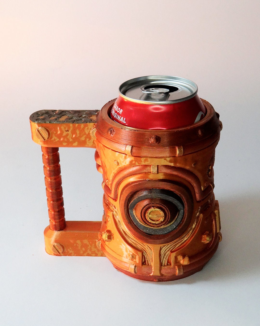 Steampunk Mug Can Holder