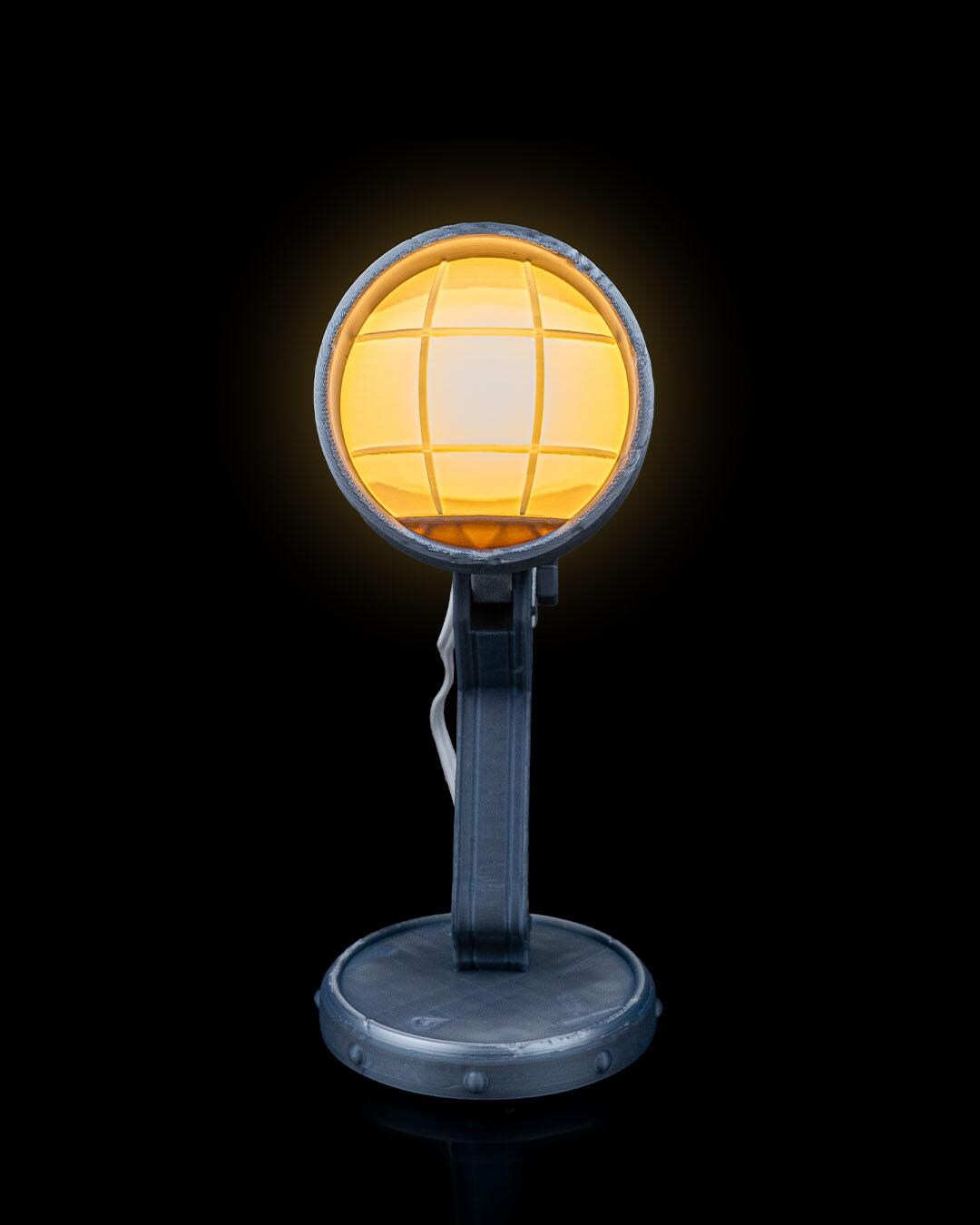 Chrome Headlight Table Lamp