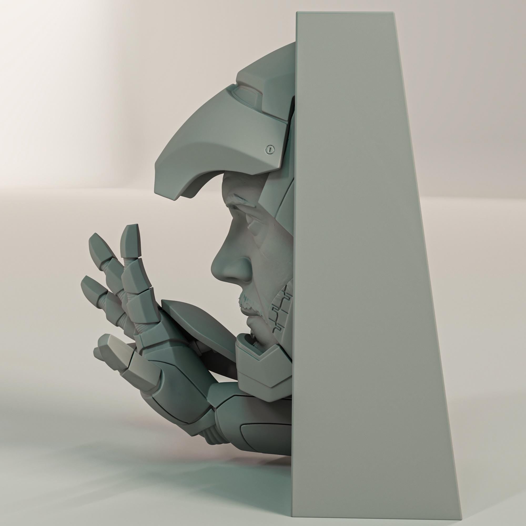 IronMan Open Mask Book Nook