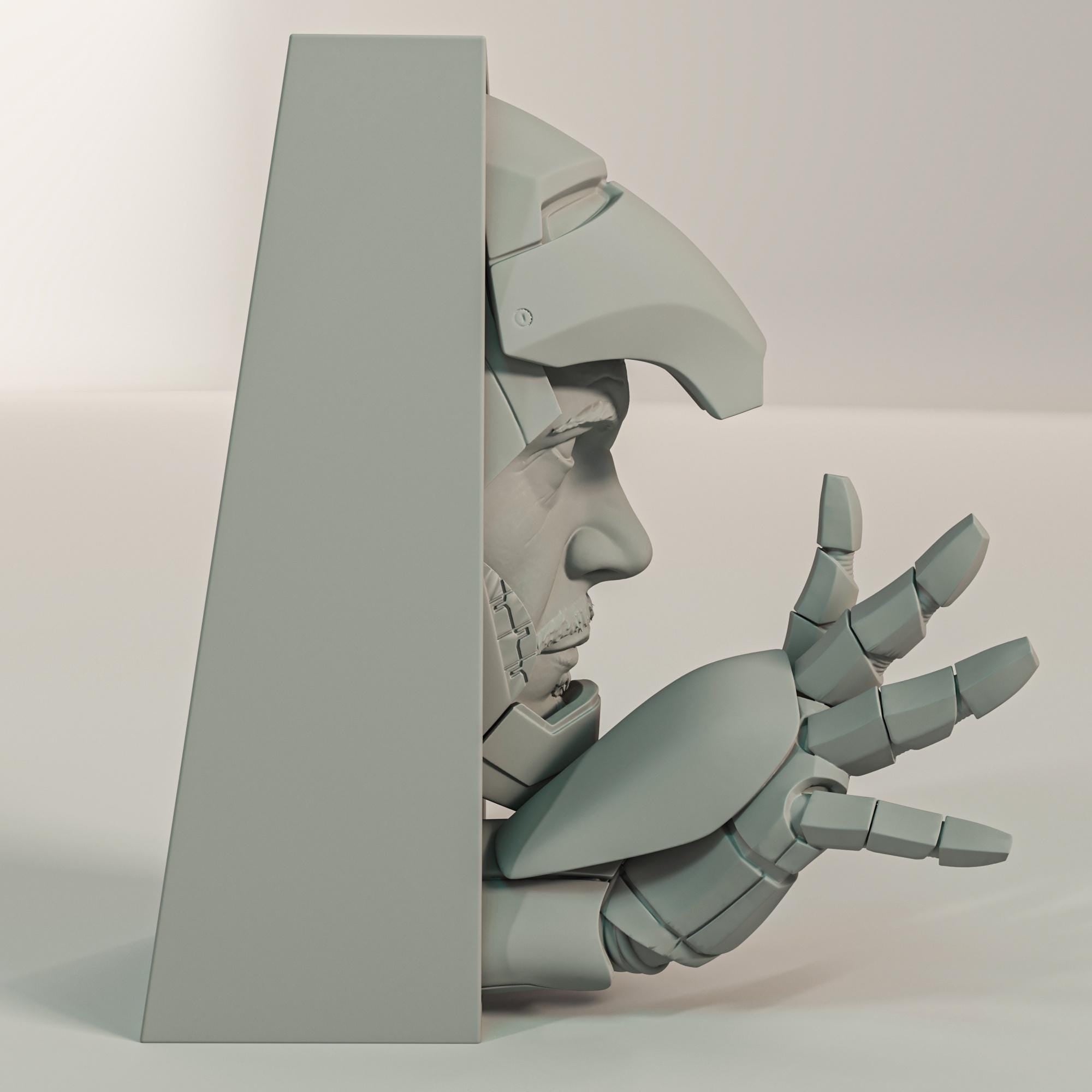 IronMan Open Mask Book Nook