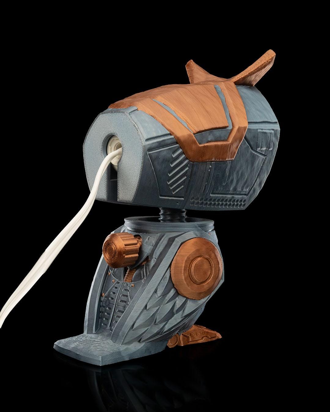 Mecha Owl - Table Lamp