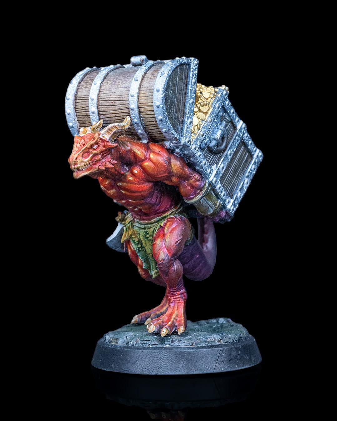 Dragon's Vault - Dragonfolk Carrier - Miniature