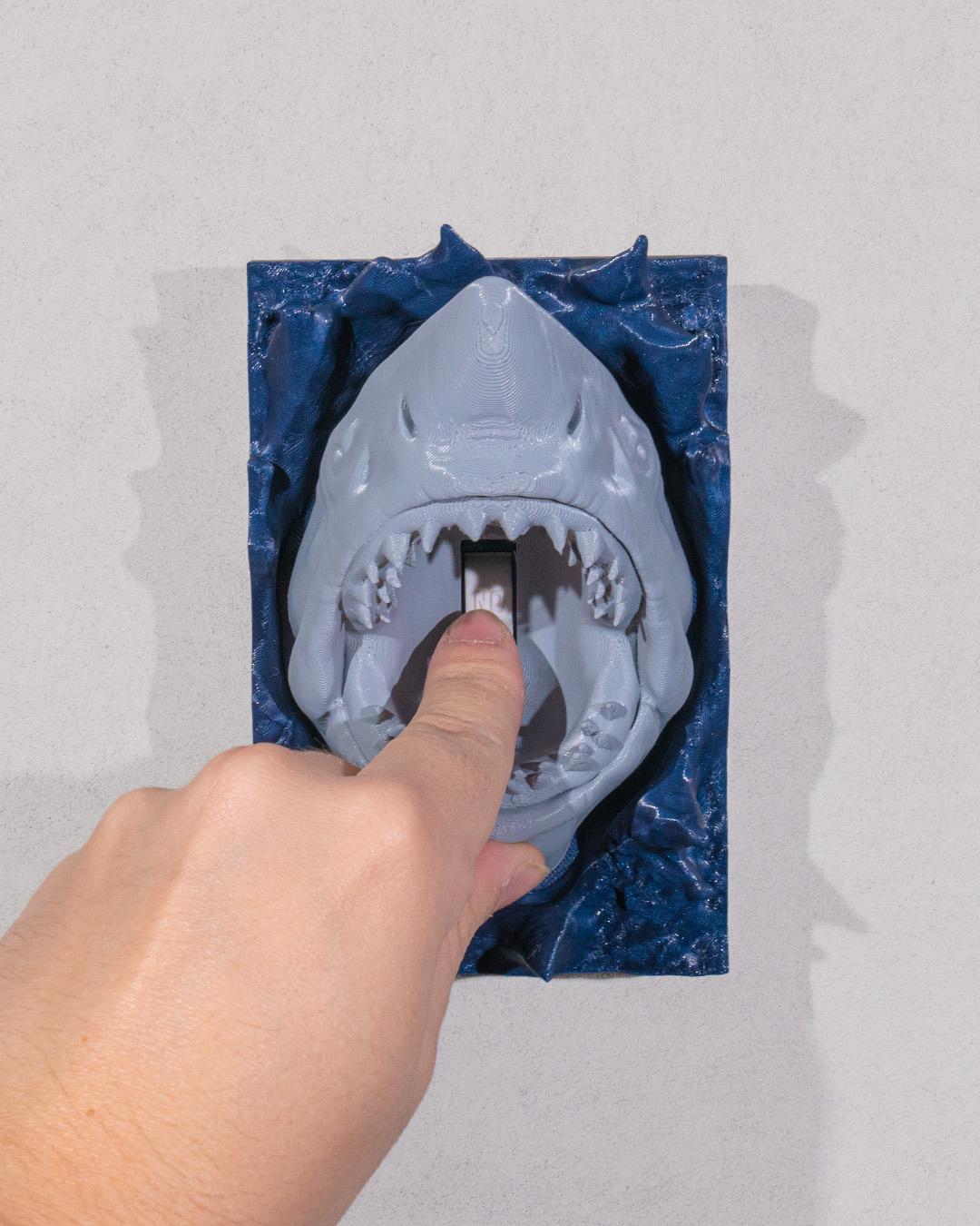 Great Shark Light Switch Cover