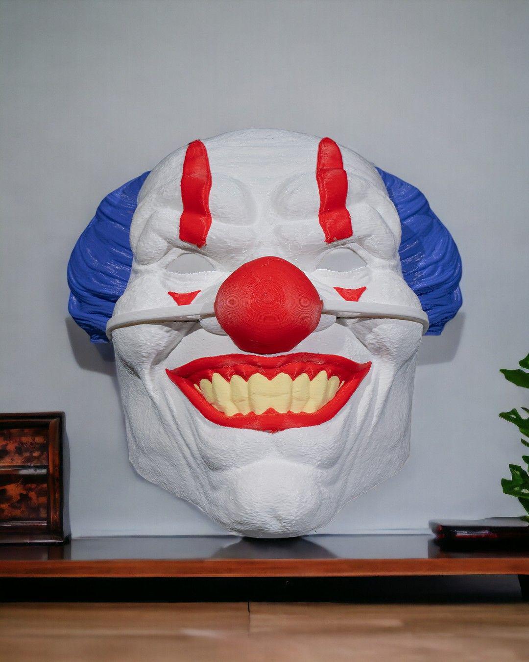 Wearable Evil Clown Mask