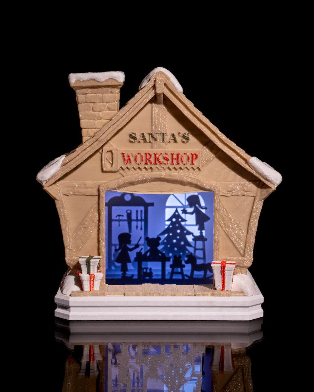 Santa's Workshop Decor Light