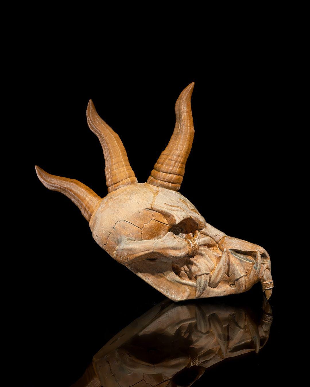 Black Dragon Skull