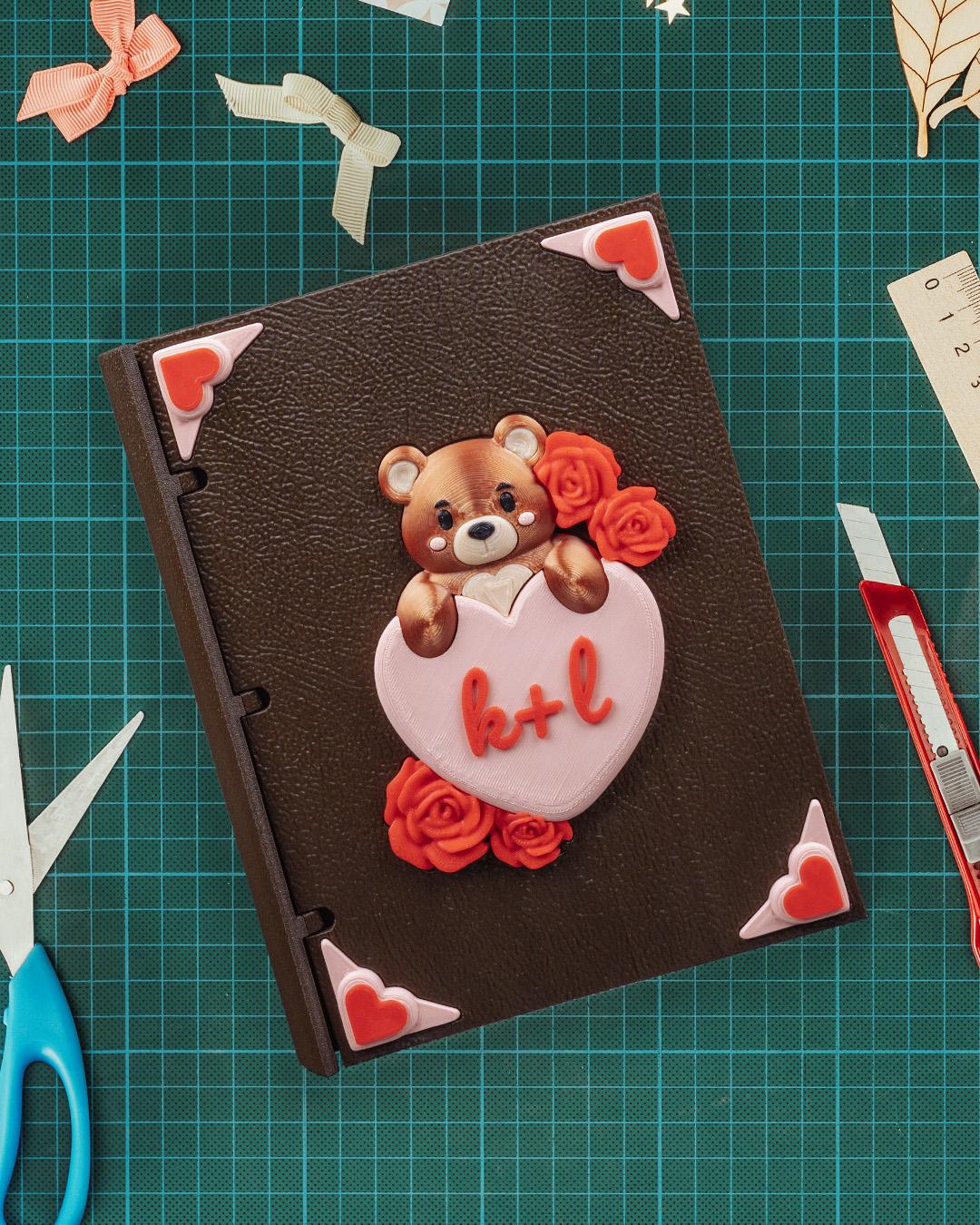 Beary Special Custom Scrapbook (3D Printed - NOT REAL LEATHER)