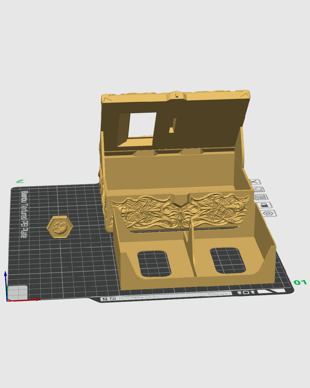 Bone Carving - Deck Box