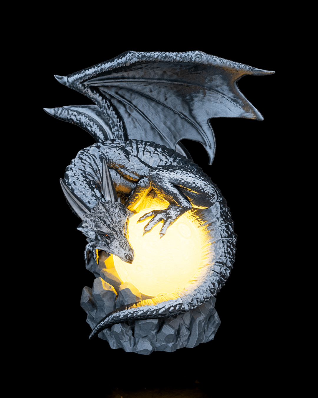 Dragon Eclipse with RGB Lighting and Remote - Table Lamp
