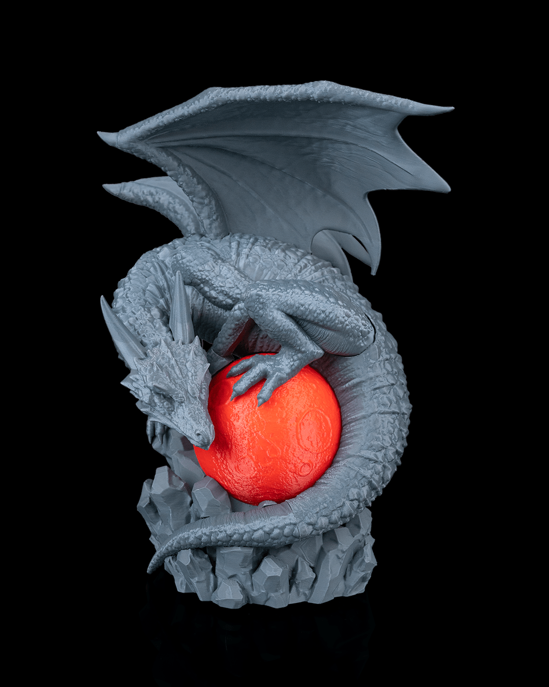 Dragon Eclipse with RGB Lighting and Remote - Table Lamp