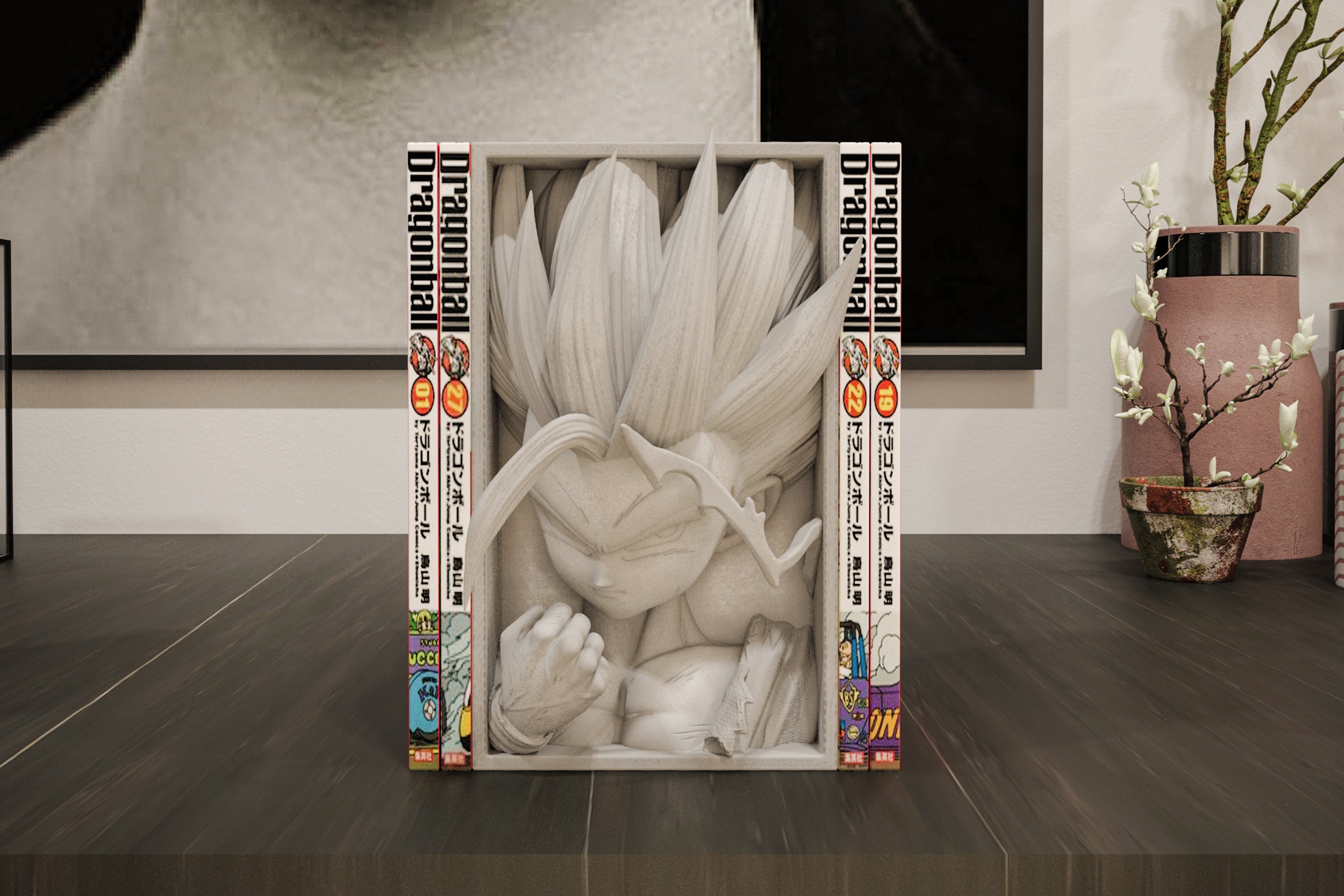 Gohan Manga Book Nook and Wall Mount