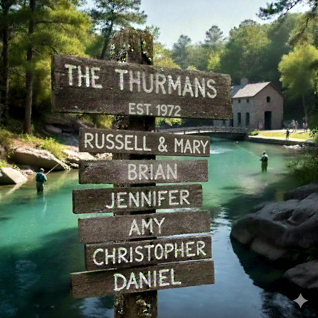 Custom Family Street Sign Digital Image Only