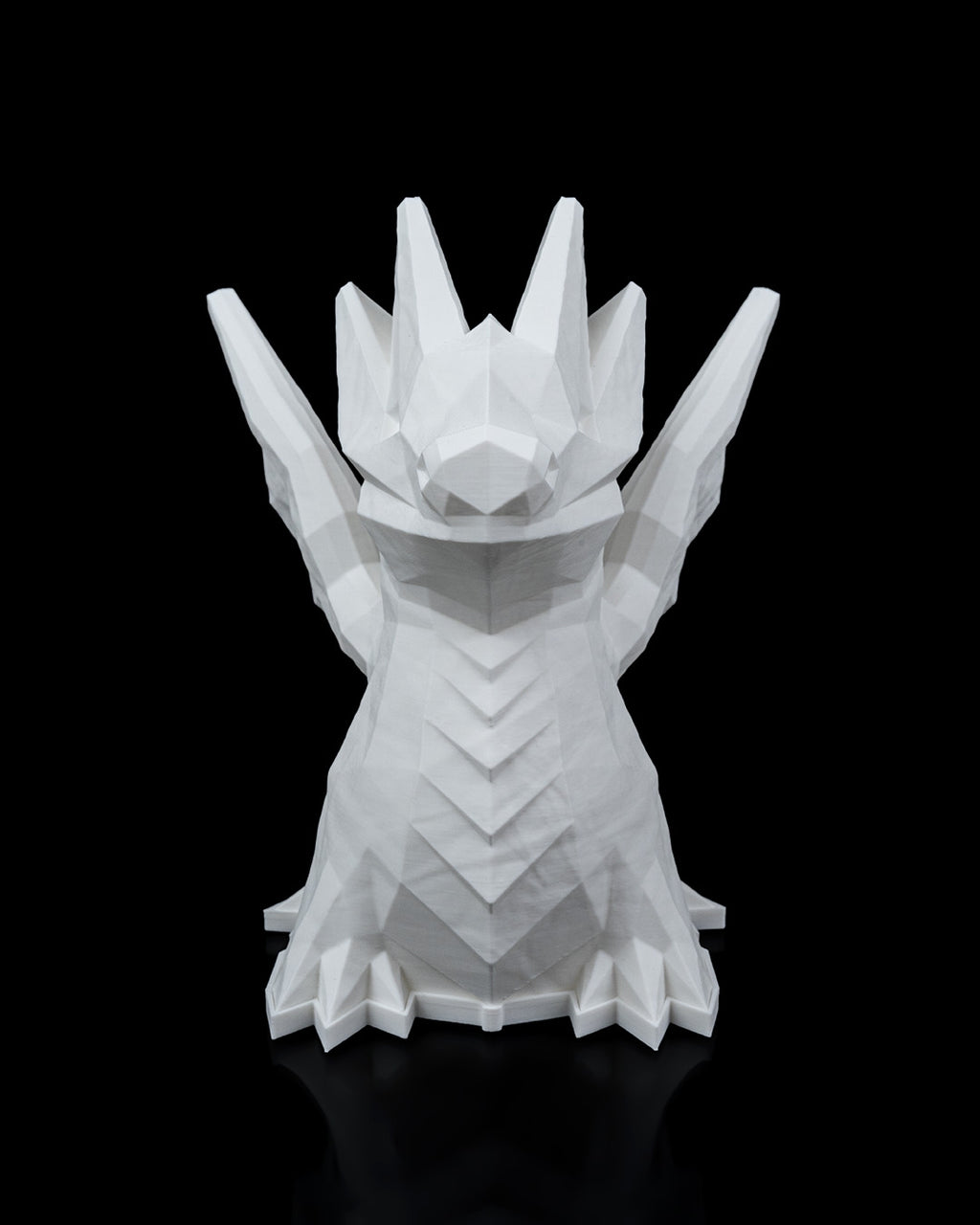 Low Poly Dragon Table Lamp
